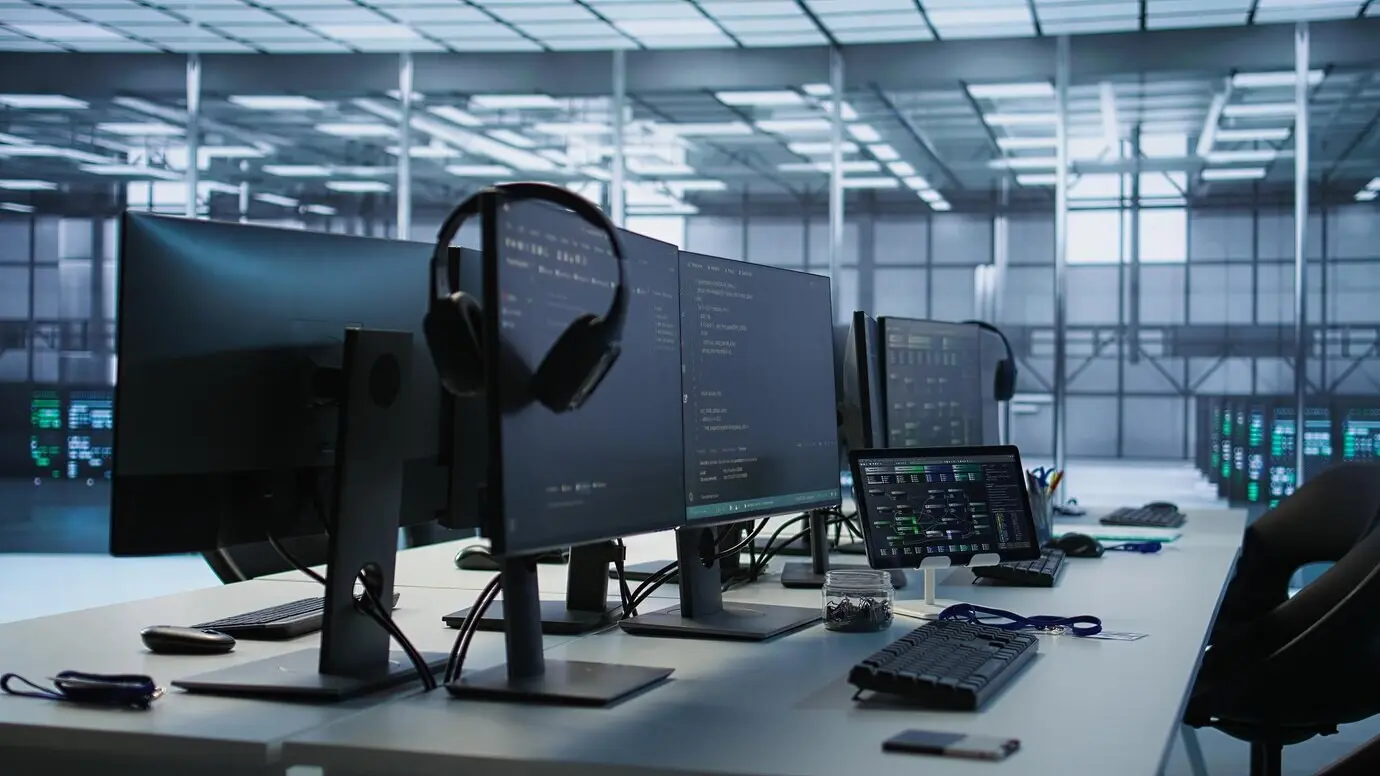 KI-Programme, die im Serverraum eingesetzt werden, um eine optimale Systemleistung zu gewährleisten.